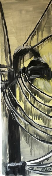 Картина под названием "Thrill 3" - Istvan Elekes, Подлинное произведение искусства, Масло