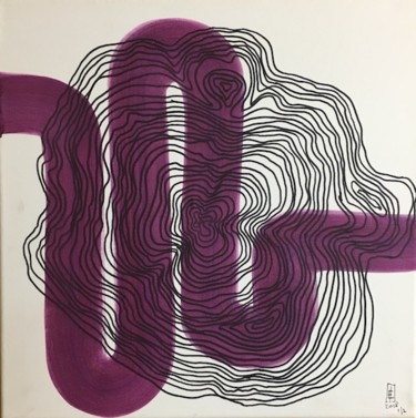 Картина под названием "The Way 1" - Istvan Elekes, Подлинное произведение искусства, Акрил