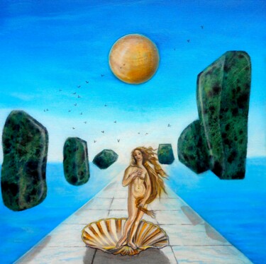 Картина под названием "VENUS" - Elen Ture, Подлинное произведение искусства, Масло