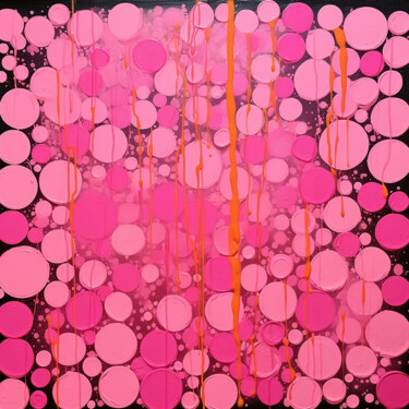 Peinture intitulée "Pink Champagne" par Elena Aleksandrova, Œuvre d'art originale, Impression numérique