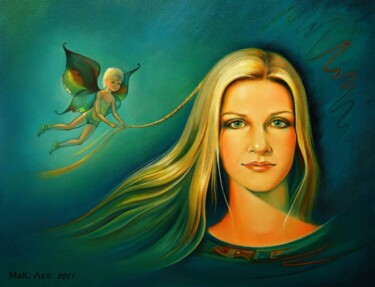 Painting titled "Fleeting vision" by Elena Alex Lawrence (Makarova), Original Artwork, Other