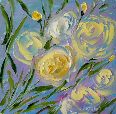 Abstract A-183. Magic time Painting titled "Abstract A-183. Mag…" by Elena Artgent, Original Art, Oil Mounted on Wood Panel