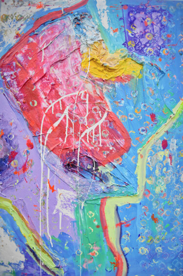 Malarstwo zatytułowany „Colors of life” autorstwa Elena Bandurka, Oryginalna praca, Akryl