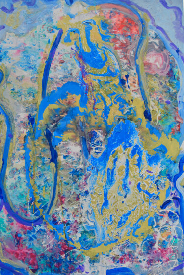 Картина под названием "Colours of life" - Elena Bandurka, Подлинное произведение искусства, Акрил