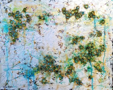Картина под названием "Naturaleza comprome…" - Elena Barón, Подлинное произведение искусства, Акрил Установлен на Деревянная…