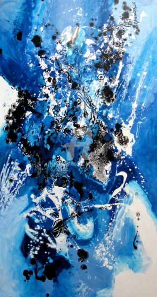 Painting titled "ABSTRACT,Infinitele…" by Elena Bissinger, Original Artwork, Oil