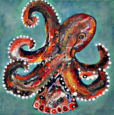 Polypus Painting titled "Polypus" by Elena Dilascio, Original Art, Acrylic