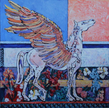 Картина под названием ""The wings will bri…" - Elena Done, Подлинное произведение искусства, Масло