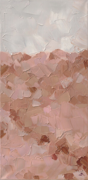 Painting titled "Dunes" by Elena Dundukova, Original Artwork, Oil