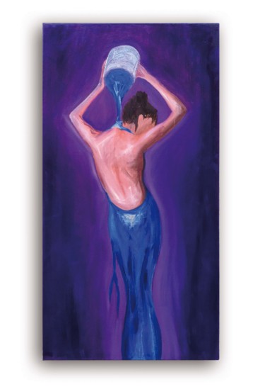 Pittura intitolato "Mi vesto di colore" da Elena Ferro, Opera d'arte originale, Olio