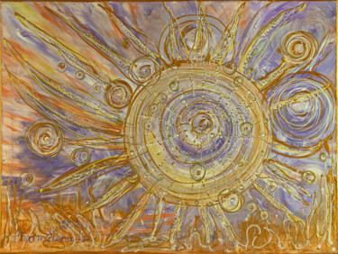 Pittura intitolato "Marble air in the e…" da Elena Giersch (Charmelena.Art), Opera d'arte originale, Acrilico