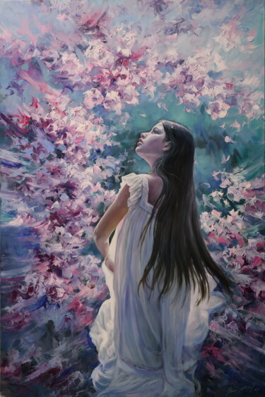 Картина под названием ""MAGICAL DREAM"" - Elena I Gennady Vylusk (Goshiki), Подлинное произведение искусства, Масло Установл…