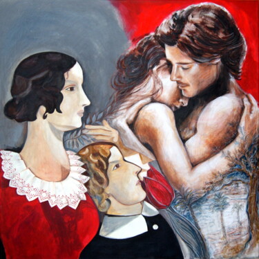 Pittura intitolato "TENDERNESS" da Elena Ilina, Opera d'arte originale, Acrilico