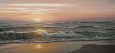 Malerei mit dem Titel "Evening breeze" von Elena Istomina, Original-Kunstwerk, Öl