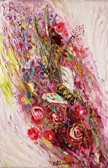 Картина под названием "My Palette #1" - Elena Kotliarker, Подлинное произведение искусства, Акрил