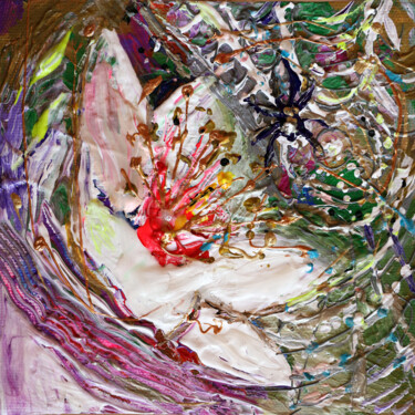 Картина под названием "My Palette #2" - Elena Kotliarker, Подлинное произведение искусства, Акрил Установлен на картон