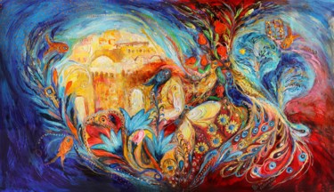 Картина под названием "The Sky Of Eternal…" - Elena Kotliarker, Подлинное произведение искусства, Акрил
