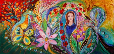 Картина под названием "The women of Tanakh…" - Elena Kotliarker, Подлинное произведение искусства, Акрил
