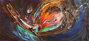 Malerei mit dem Titel "The Splash Of Life…" von Elena Kotliarker, Original-Kunstwerk, Acryl
