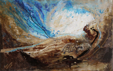 Painting titled "The Splash Of Life…" by Elena Kotliarker, Original Artwork, Acrylic
