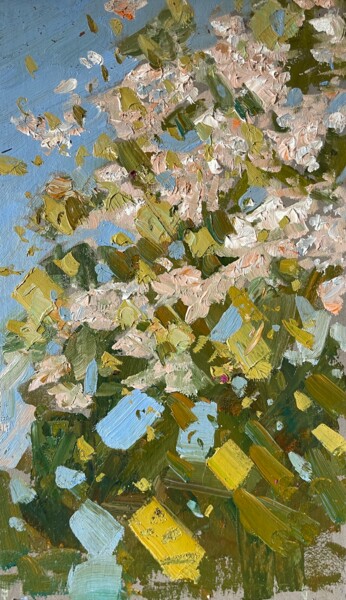 Картина под названием "Spring" - Elena Kovalskaya, Подлинное произведение искусства, Масло