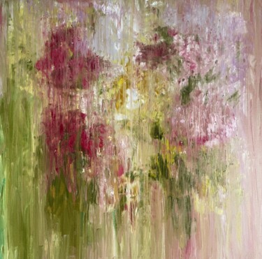 Картина под названием "Flowers" - Elena Kovalskaya, Подлинное произведение искусства, Масло