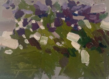 Картина под названием "Lilac" - Elena Kovalskaya, Подлинное произведение искусства, Масло
