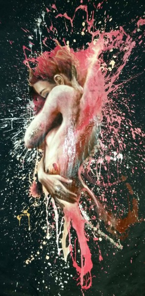 Картина под названием ""The birth of an An…" - Elena Kraft, Подлинное произведение искусства, Акрил