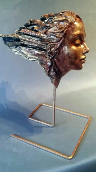 Sculpture titled ""Amalia I"" by Elena Kraft, Original Artwork, Clay