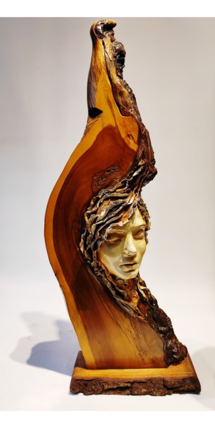 Skulptur mit dem Titel ""LE VILLI"" von Elena Kraft, Original-Kunstwerk, Ton
