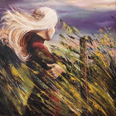 Malerei mit dem Titel ""Nord Wind I"" von Elena Kraft, Original-Kunstwerk, Acryl