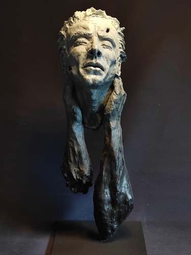 Sculpture titled ""Hope"" by Elena Kraft, Original Artwork, Clay