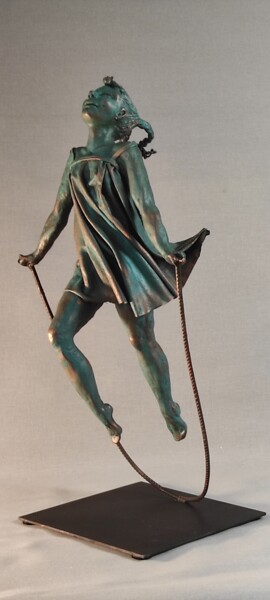 Sculpture intitulée ""WEIGHTLESS! I " UN…" par Elena Kraft, Œuvre d'art originale, Argile