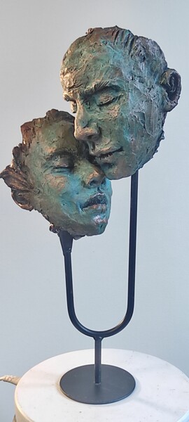 Скульптура под названием ""Harmonie der Gefüh…" - Elena Kraft, Подлинное произведение искусства, Глина