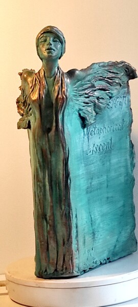 Escultura intitulada ""Metaphorical Ascen…" por Elena Kraft, Obras de arte originais, Argila do polímero