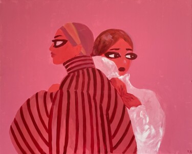 Картина под названием "Sisters" - Елена Крапива, Подлинное произведение искусства, Акрил