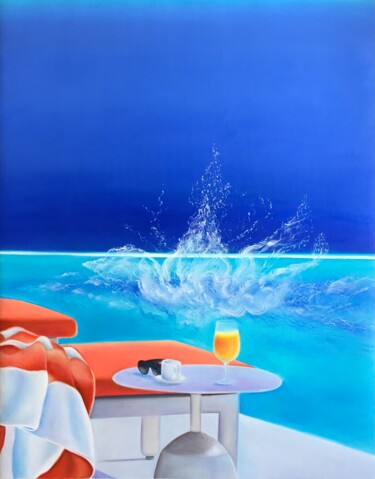Картина под названием "Sunbath" - Elena Kurochko, Подлинное произведение искусства, Масло