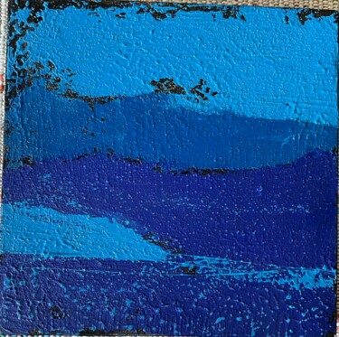Картина под названием "Синева" - Elena Levinson, Подлинное произведение искусства, Акрил Установлен на Деревянная рама для н…