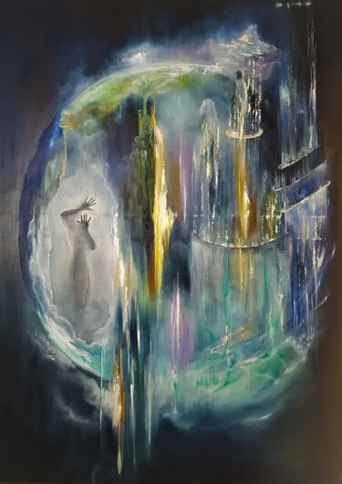 Painting titled "Transition/Переход" by Elena Liventsova (Tina Livens), Original Artwork, Oil