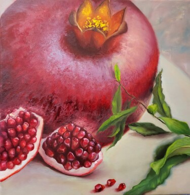 Картина под названием "Pomegranate" - Elena Mardashova, Подлинное произведение искусства, Масло