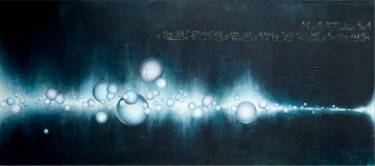 Картина под названием "The life line" - Elena Mi, Подлинное произведение искусства, Акрил Установлен на Деревянная рама для…