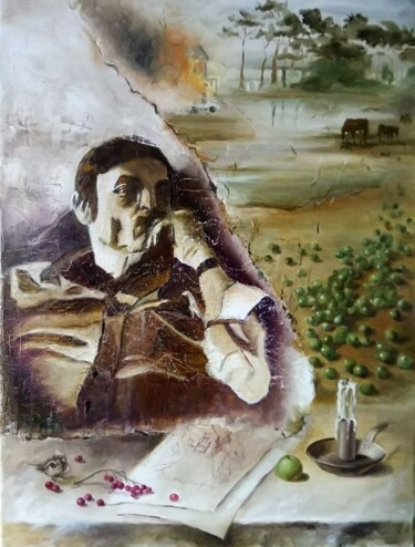 Malerei mit dem Titel "В конце концов я пр…" von Elena Moiseenko, Original-Kunstwerk, Öl