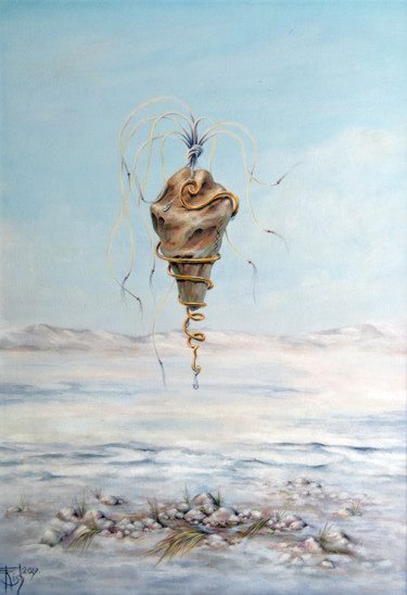 Painting titled "Равноденствие. Сев…" by Elena Morgun Trish, Original Artwork, Oil