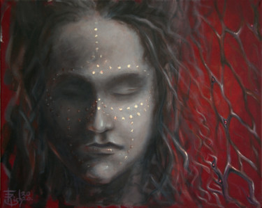 Картина под названием "Сквозь сны" - Elena Morgun (Trish), Подлинное произведение искусства, Акрил Установлен на Деревянная…