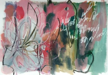 Pintura titulada "Grange flower" por Elena Khasanova, Obra de arte original, Acrílico