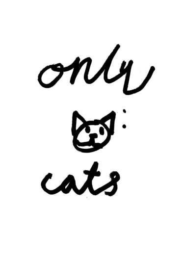 数字艺术 标题为“only cats” 由Elena Khasanova, 原创艺术品, 2D数字工作