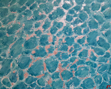 Peinture intitulée "The shape of water.…" par Elena Petrova, Œuvre d'art originale, Huile