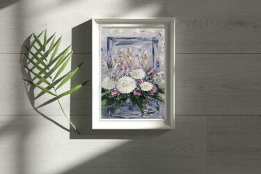 Pintura intitulada "Bouquet" por Elena Petrova, Obras de arte originais, Óleo