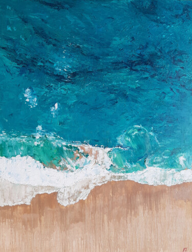 Malarstwo zatytułowany „Endless ocean №3(Pr…” autorstwa Elena Petrova, Oryginalna praca, Cyfrowy wydruk