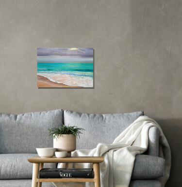Картина под названием "Sea №10 (Sold)" - Elena Petrova, Подлинное произведение искусства, Масло